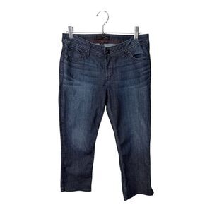 Silver Jeans Co. “Aiko” Mid-Rise Stretch Crop Denim Jeans W28